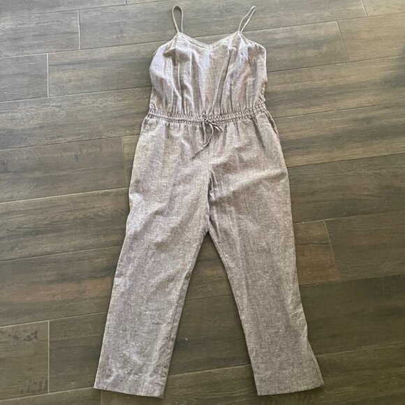 NWOT Size XL Calypso St. Barth for Target linen blend faded brown jumpsuit - Picture 15 of 15